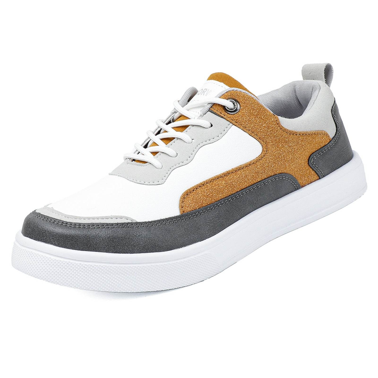 Men's Stylish And Lightweight Leather Surface Color Matching Casual Shoes - MYLUXURY LANE ENTERPRISE