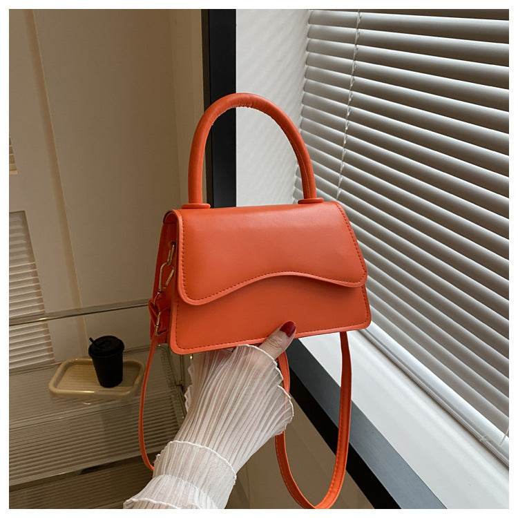 Fashion Messenger Bag Simple Solid Color Tote - MYLUXURY LANE ENTERPRISE
