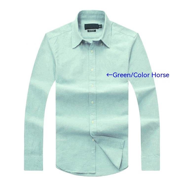 Men's Long-sleeved Shirt Spring And Autumn Business Casual - MYLUXURY LANE ENTERPRISE