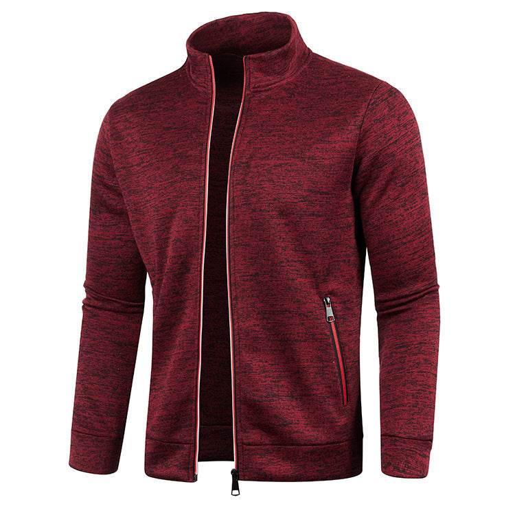 Men's Long Zipper Knitted Jacket - MYLUXURY LANE ENTERPRISE