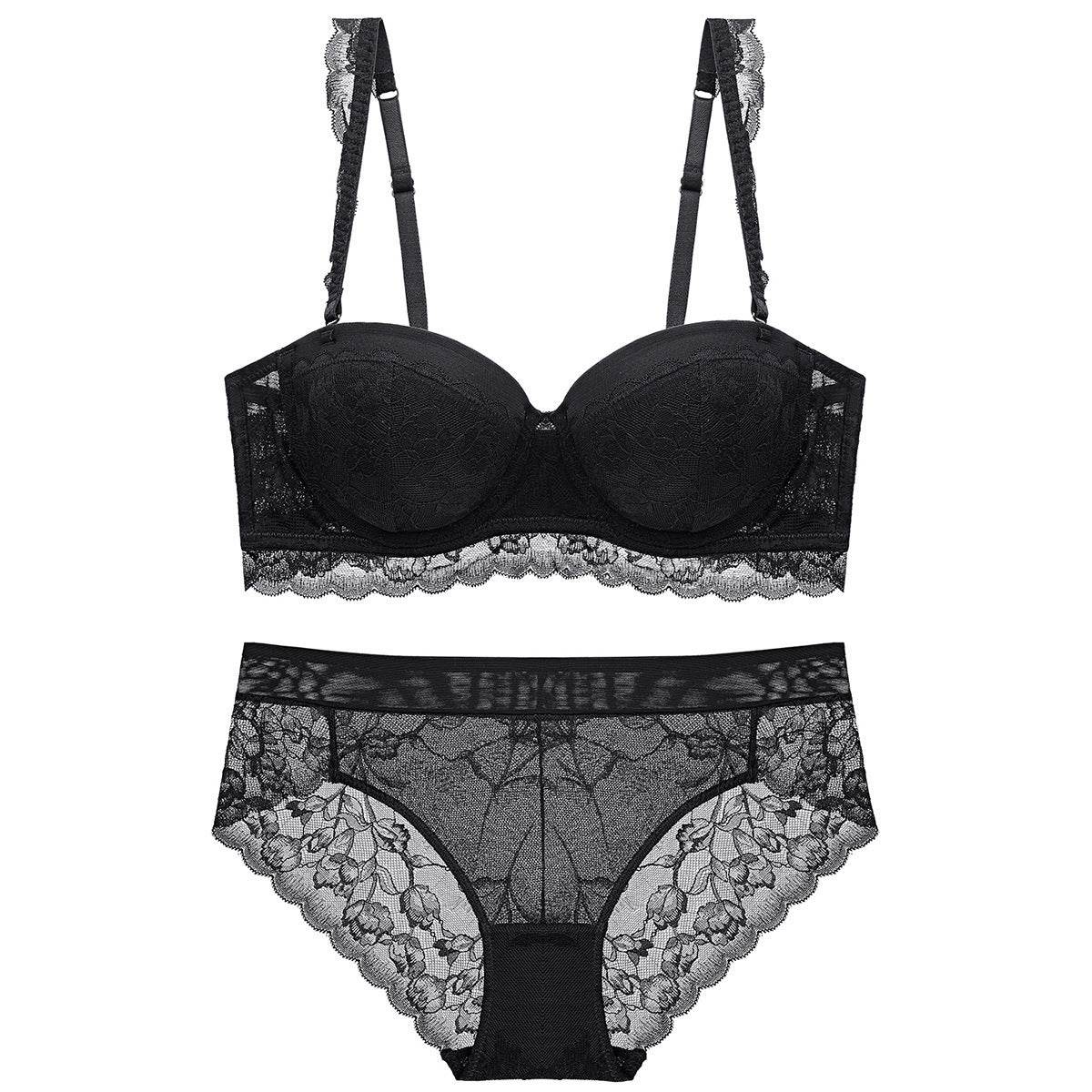 Popular Lace Ladies Underwear Set Push Up Bra - MYLUXURY LANE ENTERPRISE