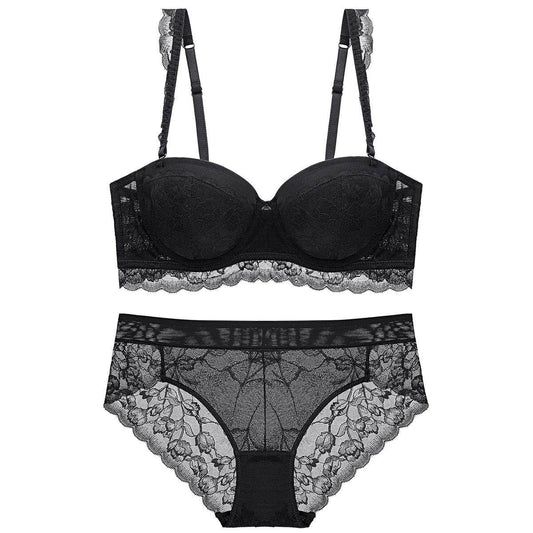 Popular Lace Ladies Underwear Set Push Up Bra - MYLUXURY LANE ENTERPRISE