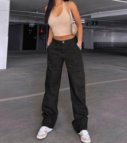 Women's Fashion Straight Jeans In Autumn - MYLUXURY LANE ENTERPRISE