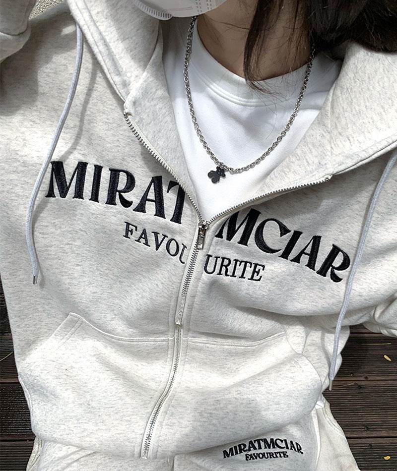 Women's Retro Easy Matching Loose Zip Hoodie Coat - MYLUXURY LANE ENTERPRISE