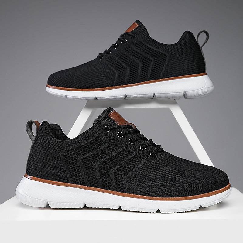 Fashion Lace-up Mesh Sneakers Casual Flying Woven Walking Sports Shoes For Men - MYLUXURY LANE ENTERPRISE
