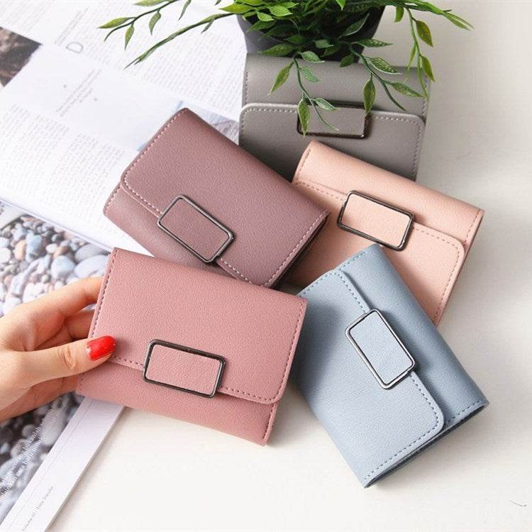Women's Short And Simple Plaid Fashion Wallet - MYLUXURY LANE ENTERPRISE