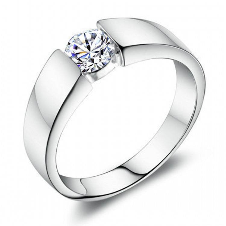 Couple Simulation Diamond Ring Men's Wedding Ring - MYLUXURY LANE ENTERPRISE