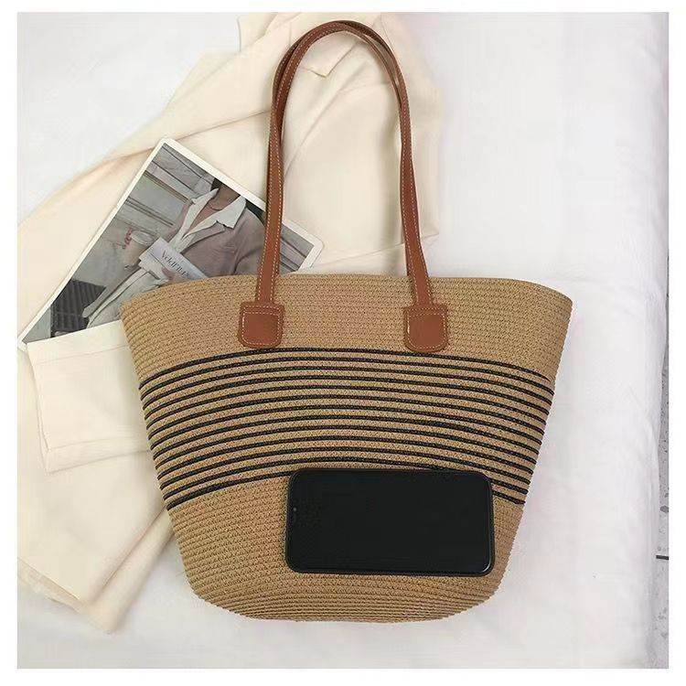 All-matching Straw Mori Style Woven Bag Ins - MYLUXURY LANE ENTERPRISE
