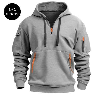 Cotton Dropped Shoulder Hooded Sweatshirt Men's Women's Plus Size Loose Pullover Fashion Sweatshirt - MYLUXURY LANE ENTERPRISE