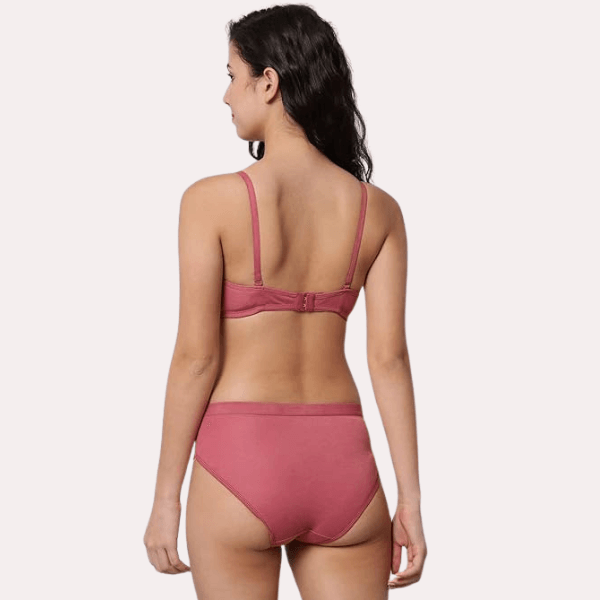 Casual Chic Cotton Bra Panty Set - MYLUXURY LANE ENTERPRISE