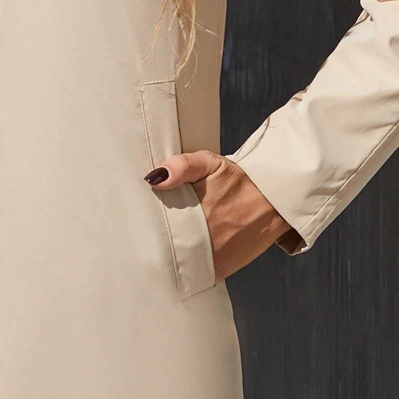 Small British Style Trench Women's Fashionable Temperament Coat - MYLUXURY LANE ENTERPRISE