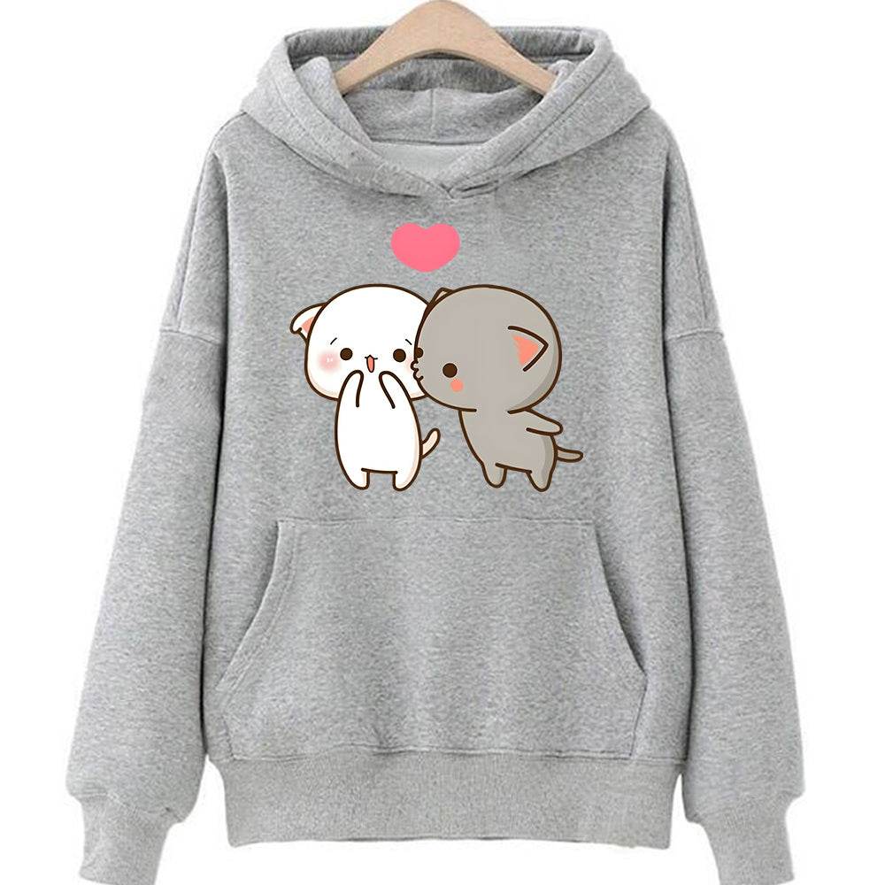 New Printed Pocket Drawstring Hoodie - MYLUXURY LANE ENTERPRISE