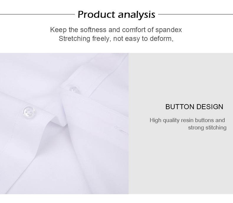 Men's Business Casual Long Sleeve Shirt - MYLUXURY LANE ENTERPRISE