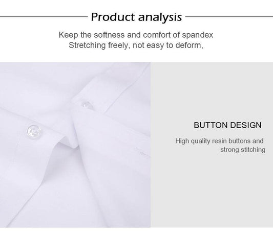 Men's Business Casual Long Sleeve Shirt - MYLUXURY LANE ENTERPRISE