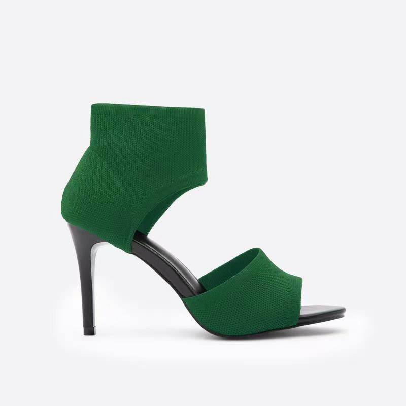 Women's Fashionable And Comfortable High-heeled Skinny Fish Mouth Sandals - MYLUXURY LANE ENTERPRISE