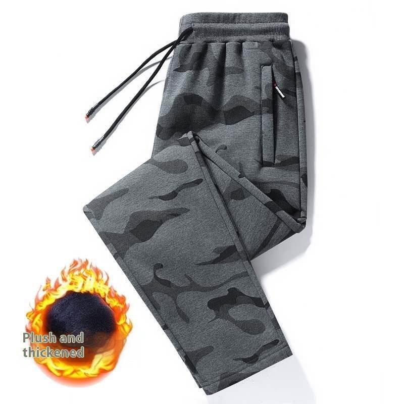 Men's Autumn Winter Cotton Men's Casual Pants Plus-sized Ankle Banded Pants - MYLUXURY LANE ENTERPRISE