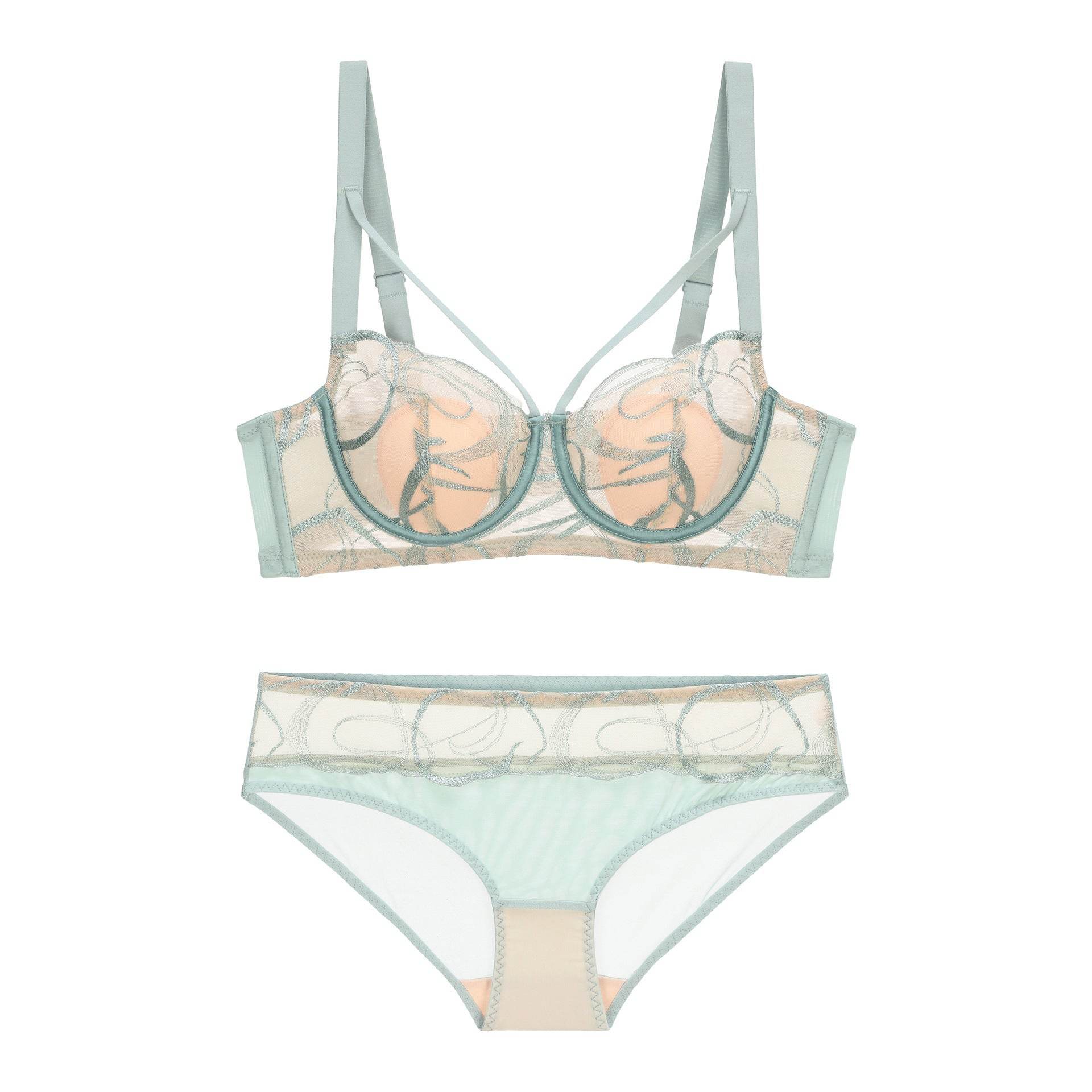 French Embroidery Suit Bra - MYLUXURY LANE ENTERPRISE