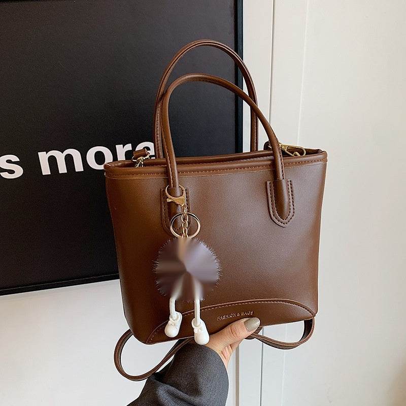 High-grade Contrast Color Messenger Bag Fashion Portable - MYLUXURY LANE ENTERPRISE