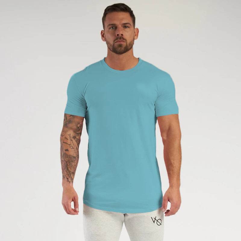 Men's Sports And Leisure Solid Color Light Board Short Sleeved - MYLUXURY LANE ENTERPRISE