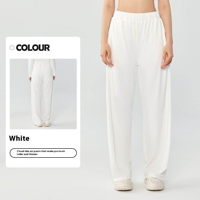 Women's Fashion Loose Casual Slim-fit Draping Double Pockets Yoga Pants - MYLUXURY LANE ENTERPRISE
