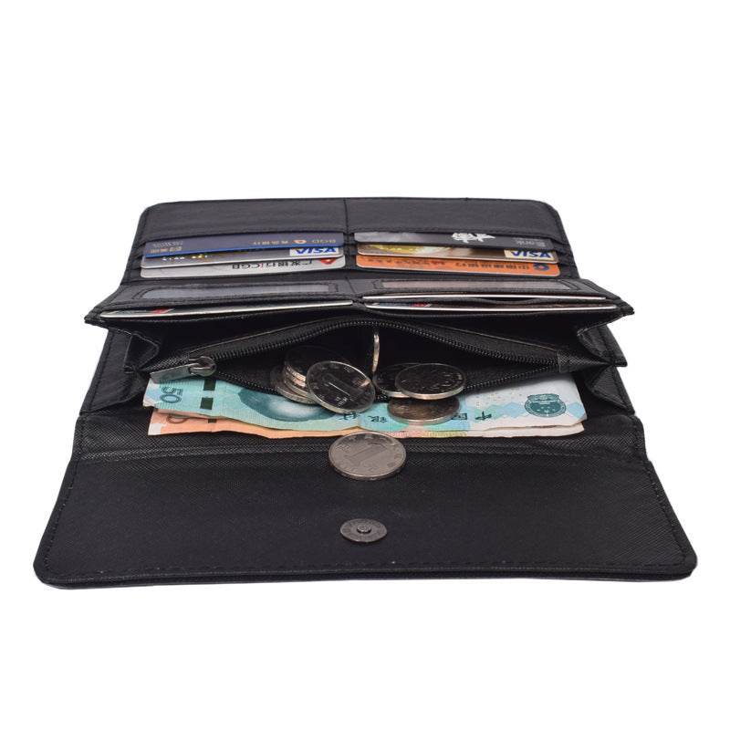 Geometric Rhombus Silicone Long Tri-fold Mobile Phone Wallet - MYLUXURY LANE ENTERPRISE