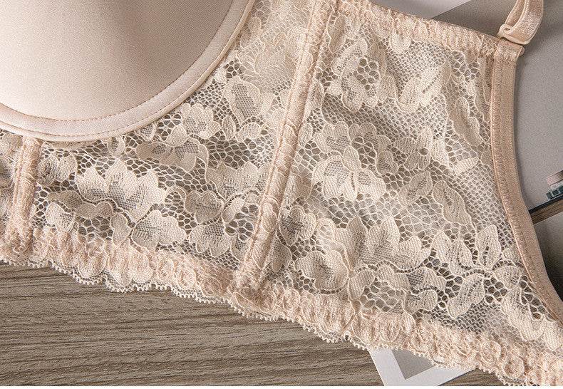 Bra U-shaped Large Backless Underwear Glossy Invisible Gathering - MYLUXURY LANE ENTERPRISE