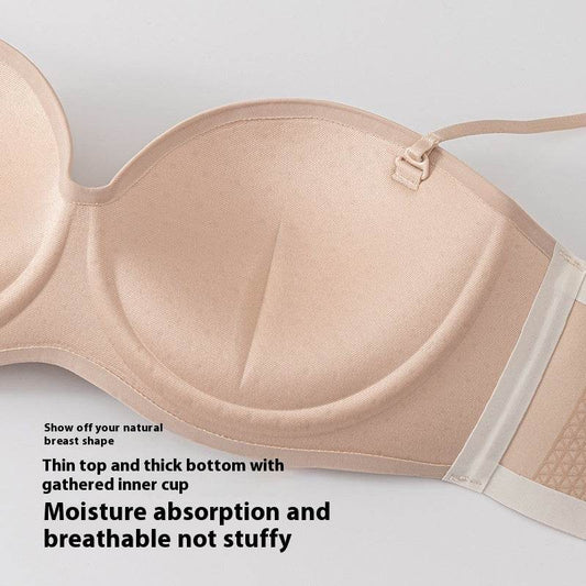 Foreign Trade Order BC Strapless Underwear Breathable Bra Small Chest Push Up Not Empty Cup Bra Anti-sagging - MYLUXURY LANE ENTERPRISE