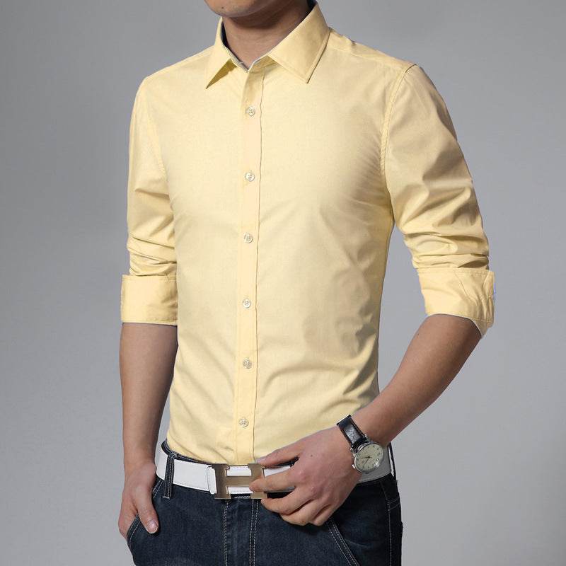 French Dress Shirt Formal Tuxedo Shirts - MYLUXURY LANE ENTERPRISE