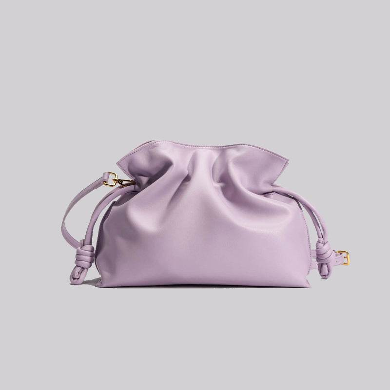 Fashion Pleated Cowhide Lucky Bag Women - MYLUXURY LANE ENTERPRISE