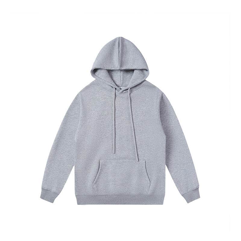 Autumn And Winter Fleece-lined Thick Hooded Solid Color Hoodie Shorts - MYLUXURY LANE ENTERPRISE