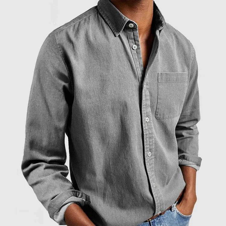 2024 Men's Shirt New Long Sleeve Lapel - MYLUXURY LANE ENTERPRISE
