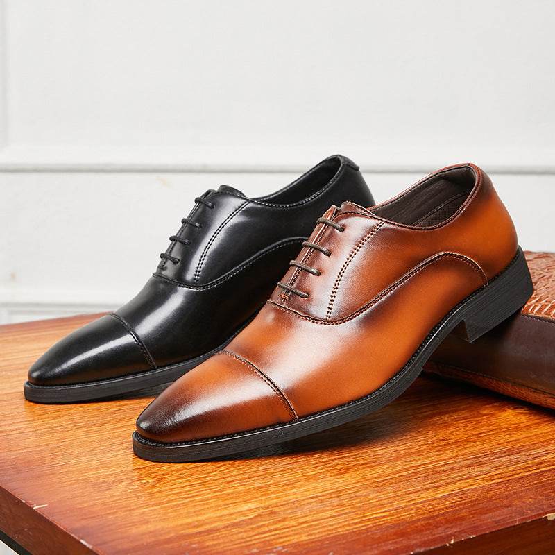 New Height Increasing Insole Business Formal Wear Soft Bottom Oxford Shoes - MYLUXURY LANE ENTERPRISE