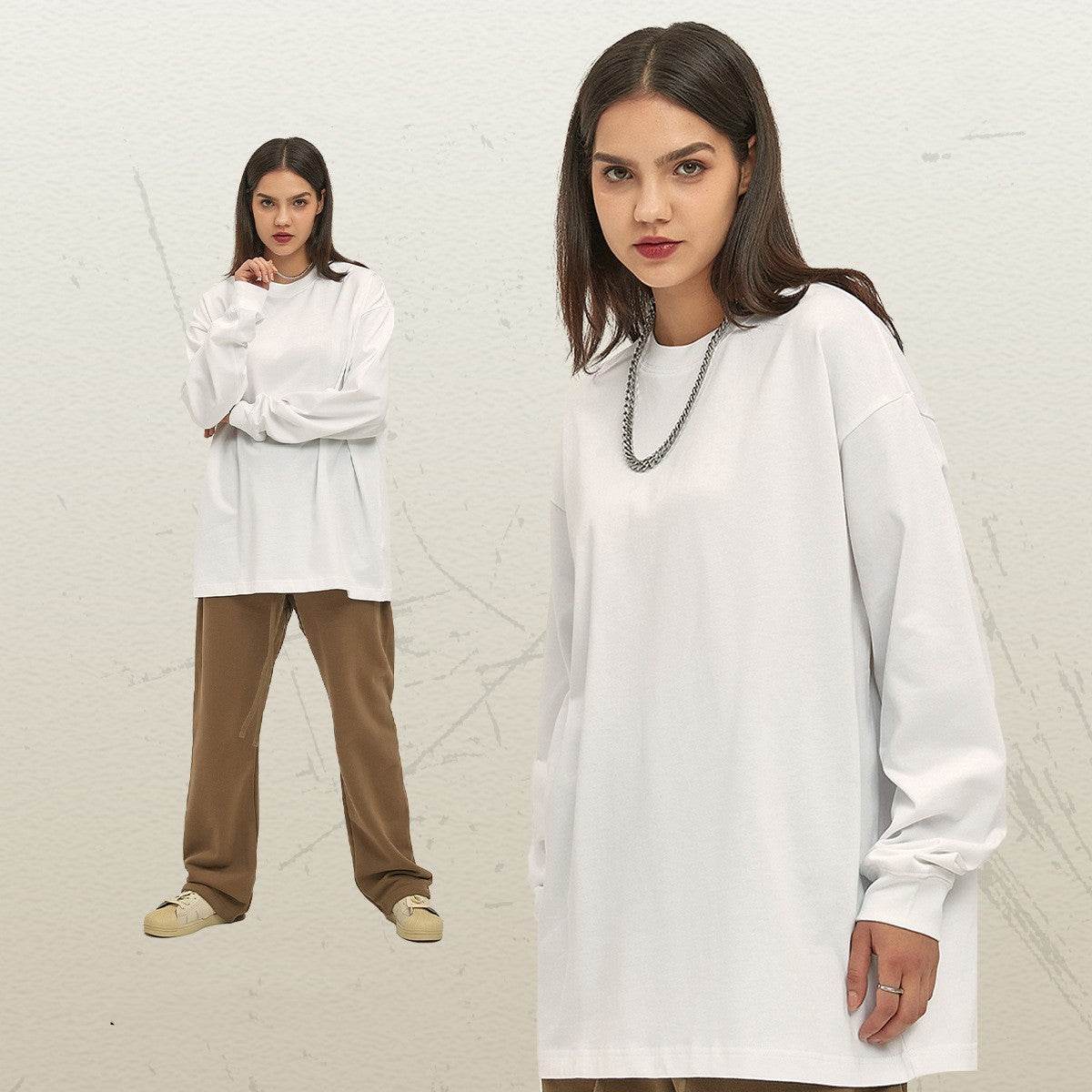 Loose Long-sleeved T-shirt Top - MYLUXURY LANE ENTERPRISE