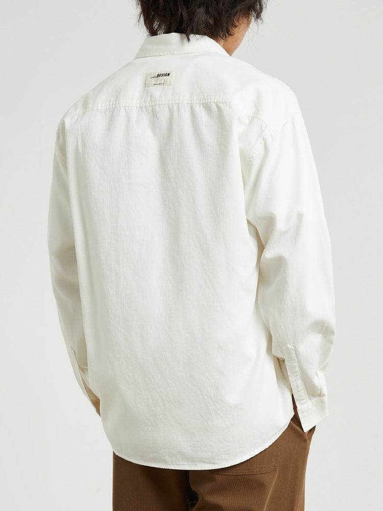 Lapel Men's Elegant Spring And Autumn Long-sleeved Casual Shirt Men - MYLUXURY LANE ENTERPRISE