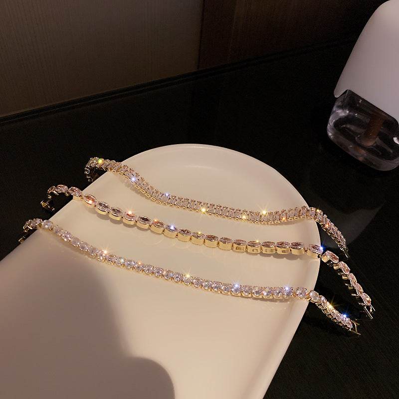 Fashion Simple Geometric Zircon Bracelet - MYLUXURY LANE ENTERPRISE