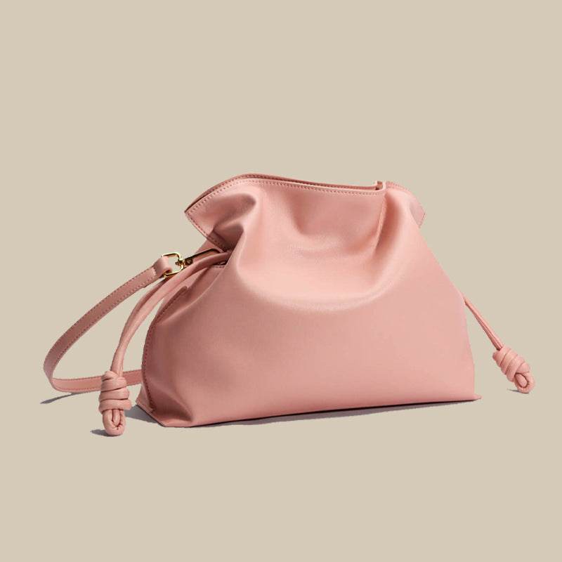 Fashion Pleated Cowhide Lucky Bag Women - MYLUXURY LANE ENTERPRISE