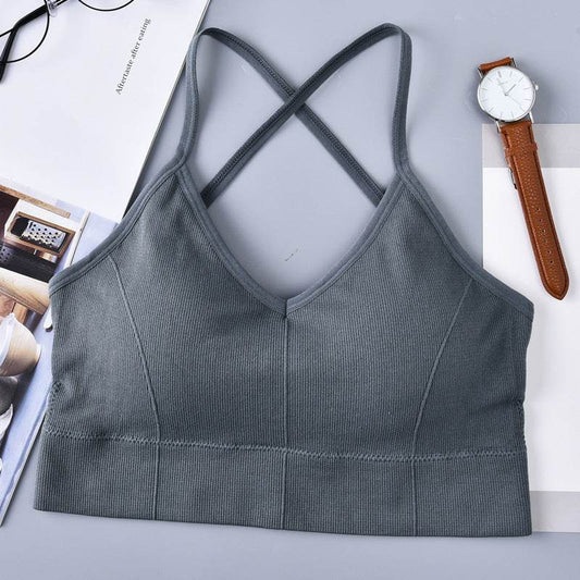 Large U Beauty Back Cross Sling Underwear Ladies Belt Chest Pad Anti-wardrobe Malfunction Base One-piece Tube Top Wrapped Chest For Women - MYLUXURY LANE ENTERPRISE