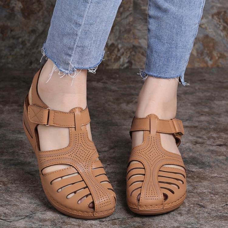 Wedges Sandals Summer Women's Round Toe Roman Shoes - MYLUXURY LANE ENTERPRISE
