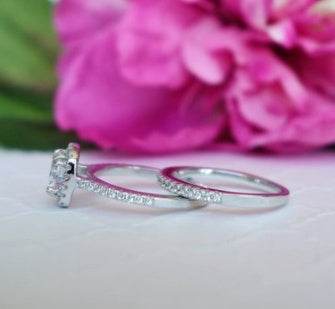 Couple Rings Wedding Engagement Rings Fashion Ladies Inlaid Diamond Rings - MYLUXURY LANE ENTERPRISE