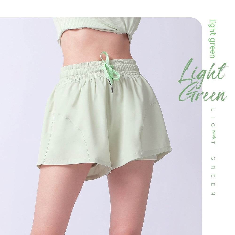 Women's High Waist Summer Yoga Quick-drying Running Training Shorts - MYLUXURY LANE ENTERPRISE