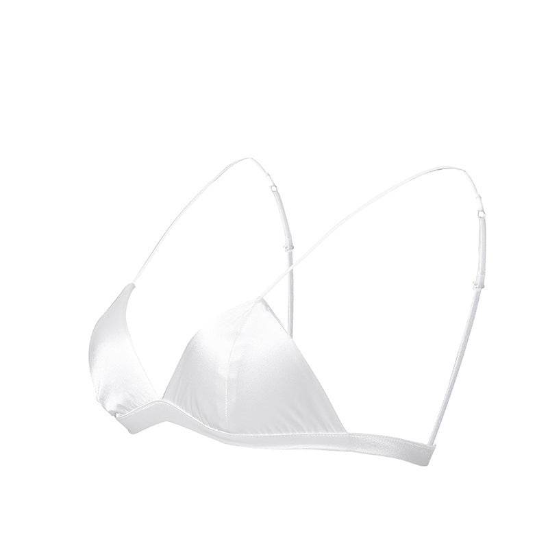 Silk Non-steel Ring Triangular Cup Invisible Underwear - MYLUXURY LANE ENTERPRISE