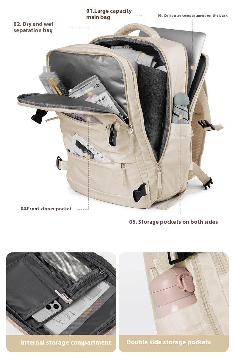 Men's And Women's Same Large Capacity Travel Computer Backpack - MYLUXURY LANE ENTERPRISE