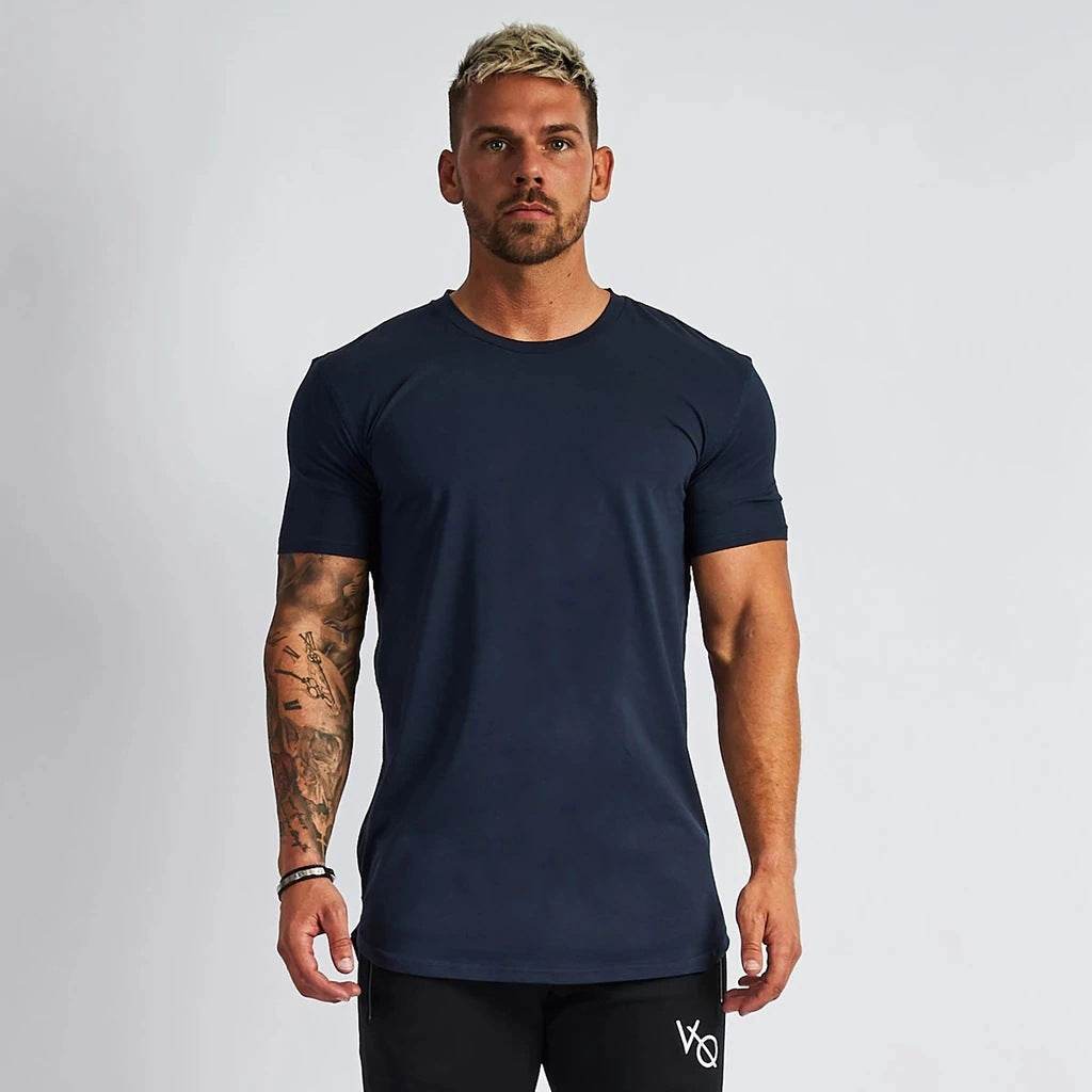 Men's Sports And Leisure Solid Color Light Board Short Sleeved - MYLUXURY LANE ENTERPRISE