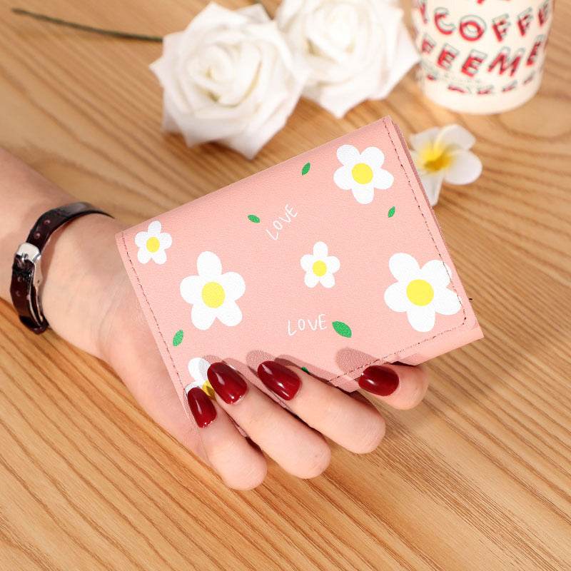 Short Creative Fashion Wallet Print Buckle - MYLUXURY LANE ENTERPRISE