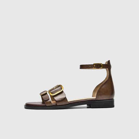 Women's Roman Sandals Flat Bottom Niche Design French Style - MYLUXURY LANE ENTERPRISE