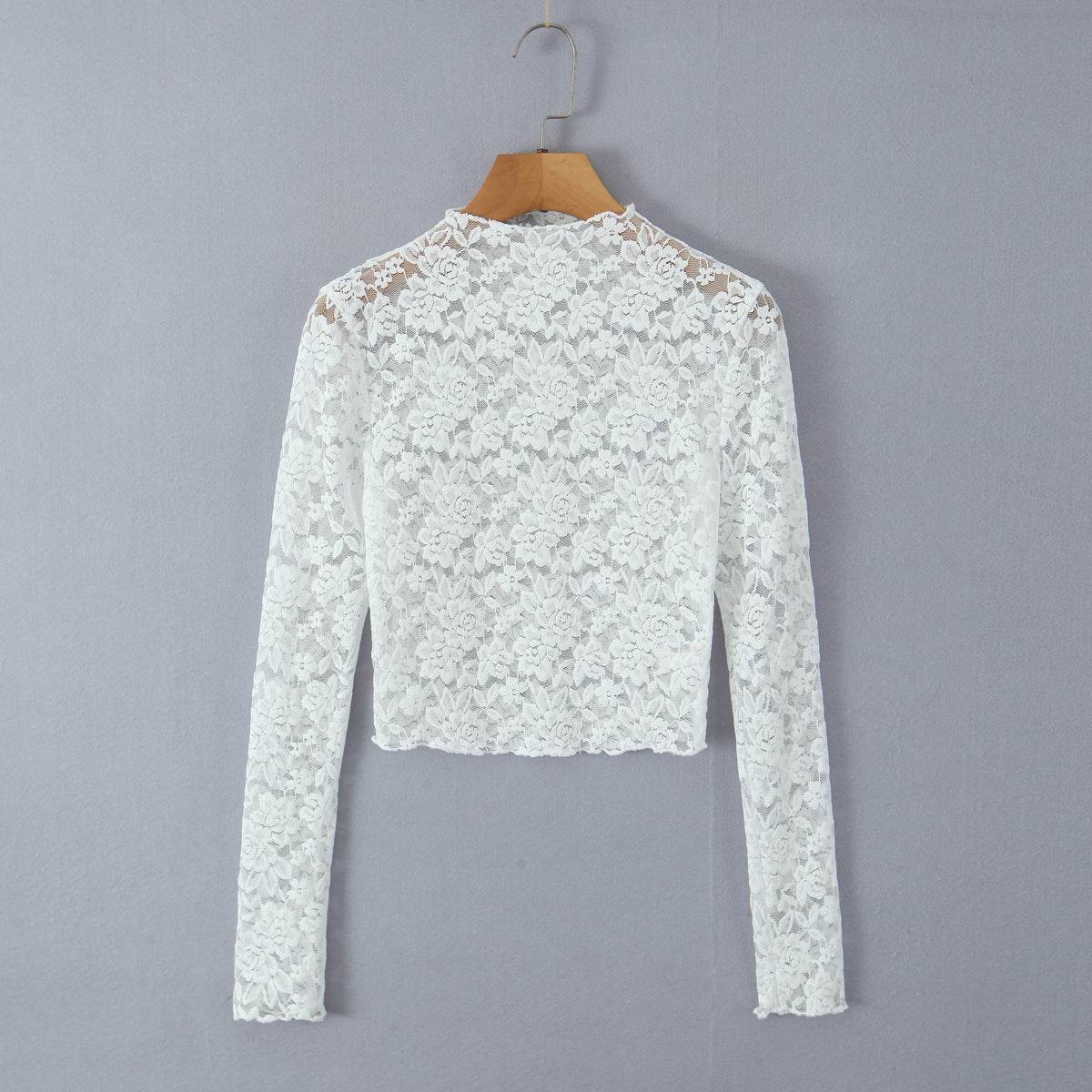 Women's American-style Hot Girl Turtleneck Long-sleeved Top T-shirt - MYLUXURY LANE ENTERPRISE