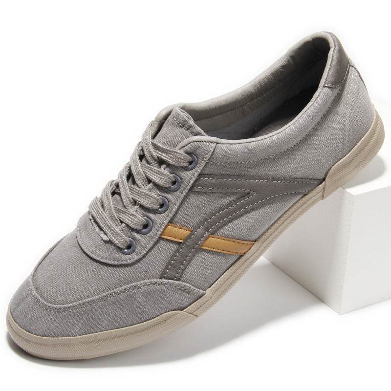 Men's Spring And Autumn Mesh Breathable Lightweight Non-slip Fashionable All-match Soft Bottom Casual Canvas Shoes - MYLUXURY LANE ENTERPRISE