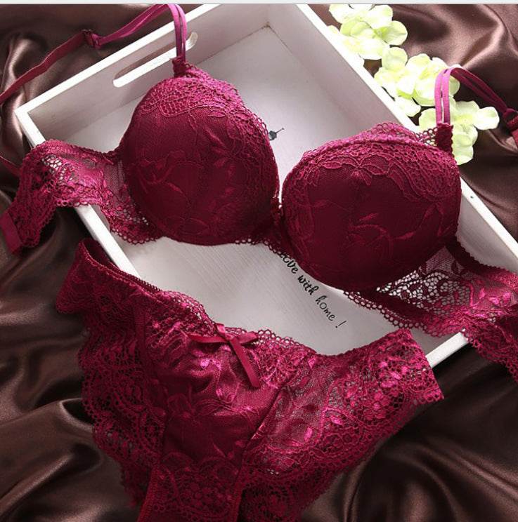 Sexy Lingerie Full Lace Bra Set - MYLUXURY LANE ENTERPRISE