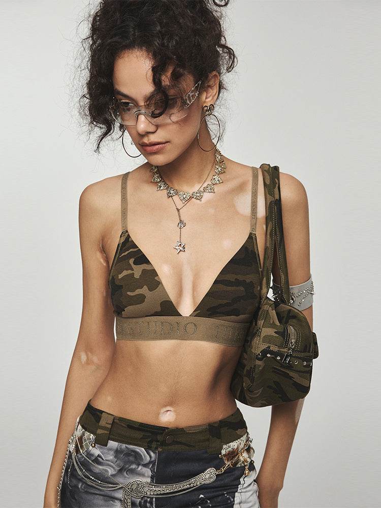 Daily Hot Girl Comfortable Removable Chest Pad No Steel Outer Wear Sports Bra - MYLUXURY LANE ENTERPRISE