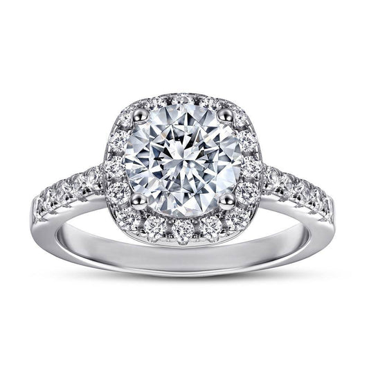 Women's Fashion Sterling Silver Zircon Wedding Ring - MYLUXURY LANE ENTERPRISE